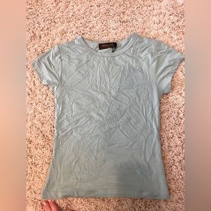 White fox Too Blessed Tee sage